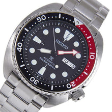 Load image into Gallery viewer, Seiko Prospex Turtle Divers Automatic Black Dial Silver Steel Strap Watch for Men - SRP789J1