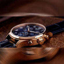 Load image into Gallery viewer, Tissot T-Sport Chrono XL Blue Dial Blue Leather Strap Watch for Men - T116.617.36.042.00