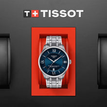 Load image into Gallery viewer, Tissot Chemin Des Tourelles Powermatic 80 Blue Dial Silver Steel Strap Watch for Men - T139.407.11.048.00