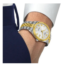 Load image into Gallery viewer, Tissot Ballade Powermatic 80 Cosc Silver Dial Two Tone Steel Strap Watch for Men - T156.408.22.033.00