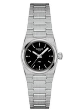 Load image into Gallery viewer, Tissot PRX Quartz Diamonds Black Dial Silver Steel Strap Watch for Women - T137.010.11.056.00