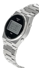 Load image into Gallery viewer, Tissot Digital Quartz Black Dial Silver Steel Strap Watch for Men - T137.463.11.050.00