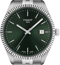 Load image into Gallery viewer, Tissot Ballade Quartz Green Dial Silver Steel Strap Watch for Men - T156.410.11.091.00