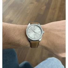 Load image into Gallery viewer, Tissot PRC 100 Solar Quartz Silver Dial Brown Leather Strap Watch for Men - T151.422.16.031.00