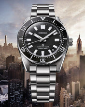 Load image into Gallery viewer, Seiko Prospex 1965 Heritage Divers Automatic Black Dial Silver Steel Strap Watch for Men - SPB453J1