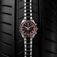Load image into Gallery viewer, Seiko Prospex Speedtimer Solar Chronograph Datsun 240Z Collaboration Limited Edition Black Dial Two Tone Steel Strap Watch for Men - SSC957