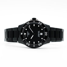Load image into Gallery viewer, Tissot Seastar 1000 Quartz Black Dial Black Steel Strap Watch for Men - T120.410.33.051.00