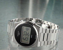 Load image into Gallery viewer, Tissot Digital Quartz Black Dial Silver Steel Strap Watch for Men - T137.463.11.050.00