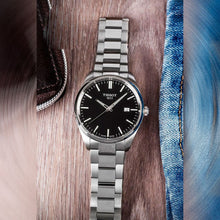 Load image into Gallery viewer, Tissot PR 100 Black Dial Silver Steel Strap Watch for Men - T150.410.11.051.00