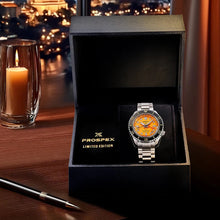 Load image into Gallery viewer, Seiko Prospex The Night of Siam Limited Edition Yellow Dial Silver Steel Strap Watch for Men - SPB487J1