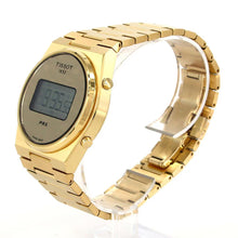 Load image into Gallery viewer, Tissot PRX Digital Quartz Gold Dial Gold Steel Strap Watch for Men - T137.463.33.020.00
