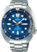 Load image into Gallery viewer, Seiko Prospex Save The Ocean Diver's Automatic Blue Dial Silver Steel Strap Watch for Men - SRPD21J1