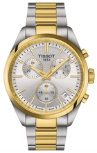 Load image into Gallery viewer, Tissot PR 100 Chronograph Silver Dial Two Tone Steel Strap Watch for Men - T150.417.22.031.00