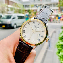 Load image into Gallery viewer, Tissot Classic Dream Ivory Dial Brown Leather Strap Watch for Men - T129.410.26.263.00