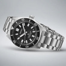 Load image into Gallery viewer, Seiko Prospex 1965 Heritage Divers Automatic Black Dial Silver Steel Strap Watch for Men - SPB453J1