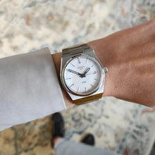 Load image into Gallery viewer, Tissot PRX Quartz Mother of Pearl Dial Silver Steel Strap Watch for Women- T137.210.11.111.00