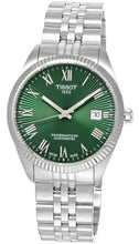 Load image into Gallery viewer, Tissot Ballade Powermatic 80 COSC Green Dial Silver Steel Strap Watch for Men - T156.408.11.093.00