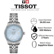 Load image into Gallery viewer, Tissot Ballade Quartz Blue Dial Silver Steel Strap Watch for Women - T156.210.11.351.00