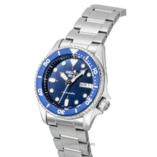 Load image into Gallery viewer, Seiko 5 Sports SKX Street Denim Blue Dial Silver Steel Strap Watch for Men - SRPL77K1