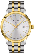 Load image into Gallery viewer, Tissot Classic Dream Silver Dial Two Tone Steel Strap Watch for Men - T129.410.22.031.00