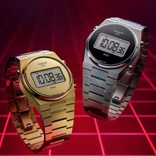 Load image into Gallery viewer, Tissot Digital Quartz Black Dial Silver Steel Strap Watch for Men - T137.463.11.050.00