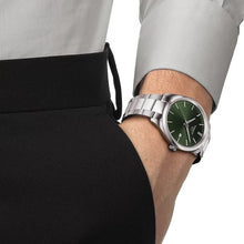 Load image into Gallery viewer, Tissot PR 100 Green Dial Silver Steel Strap Watch for Men - T150.410.11.091.00