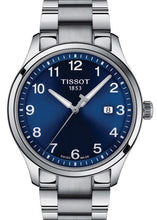 Load image into Gallery viewer, Tissot T-Sport Gent XL Blue Dial Silver Steel Strap Watch for Men - T116.410.11.047.00