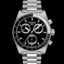 Load image into Gallery viewer, Tissot PR516 Chronograph Black Dial Silver Steel Strap Watch for Men - T149.417.11.051.00