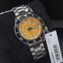 Load image into Gallery viewer, Seiko Prospex The Night of Siam Limited Edition Yellow Dial Silver Steel Strap Watch for Men - SPB487J1