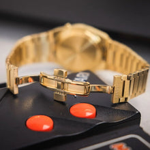 Load image into Gallery viewer, Tissot PRX Digital Quartz Gold Dial Gold Steel Strap Watch for Men - T137.463.33.020.00
