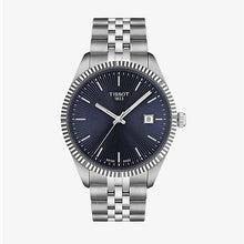 Load image into Gallery viewer, Tissot Ballade Quartz Blue Dial Silver Steel Strap Watch for Men - T156.410.11.041.00