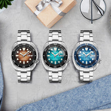Load image into Gallery viewer, Seiko Prospex US Special Edition King Turtle Automatic Brown Dial Silver Steel Strap Watch for Men - SRPH55