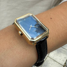 Load image into Gallery viewer, Tissot SRV Black Mother of Pearl Dial Black Leather Strap Watch for Women - T160.110.36.126.00