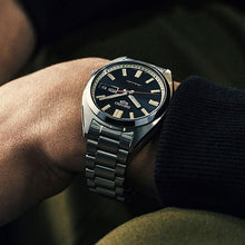 Load image into Gallery viewer, Seiko 5 Sports SNXS Series Automatic Black Dial Silver Steel Strap Watch for Men - SRPK89K1