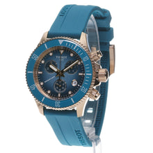 Load image into Gallery viewer, Tissot Seastar 1000 Chronograph Turqouise Dial Turqouise Rubber Strap Watch for Women - T120.217.37.041.00