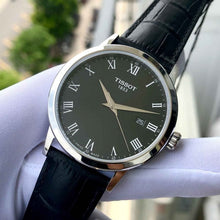 Load image into Gallery viewer, Tissot T Classic Dream Quartz Black Dial Black Leather Strap Watch for Men - T129.410.16.053.00