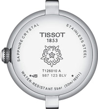 Load image into Gallery viewer, Tissot Bellissima Small Lady Mother of Pearl Dial Green Leather Strap Watch for Women - T126.010.16.113.02