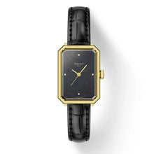 Load image into Gallery viewer, Tissot SRV Black Mother of Pearl Dial Black Leather Strap Watch for Women - T160.110.36.126.00