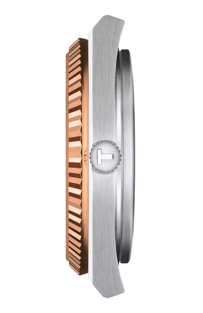 Tissot PRX Powermatic 80 18K Silver Dial Silver Steel Strap Watch for Men - T931.407.41.031.00