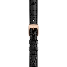 Load image into Gallery viewer, Tissot SRV White Mother of Pearl Dial Black Leather Strap Watch for Women - T160.110.36.113.00