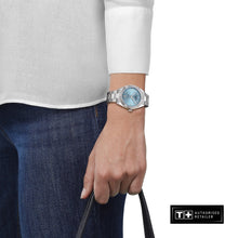 Load image into Gallery viewer, Tissot PR 100 Sport Chic Lady Blue Dial Silver Steel Strap Watch for Women - T101.910.11.351.00