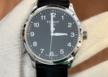 Load image into Gallery viewer, Tissot T-Sport Gent XL Black Dial Black Leather Strap Watch for Men - T116.410.16.057.00