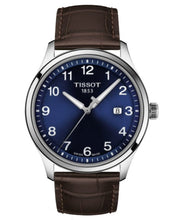 Load image into Gallery viewer, Tissot T-Sport Gent XL Blue Dial Brown Leather Strap Watch for Men - T116.410.16.047.00