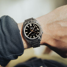 Load image into Gallery viewer, Seiko 5 Sports SNXS Series Automatic Black Dial Silver Steel Strap Watch for Men - SRPK89K1
