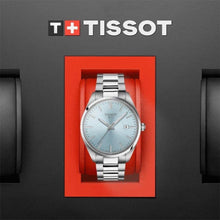 Load image into Gallery viewer, Tissot PR 100 Ice Blue Dial Silver Steel Strap Watch for Men - T150.410.11.351.00