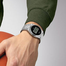 Load image into Gallery viewer, Tissot Digital Quartz Black Dial Silver Steel Strap Watch for Men - T137.463.11.050.00