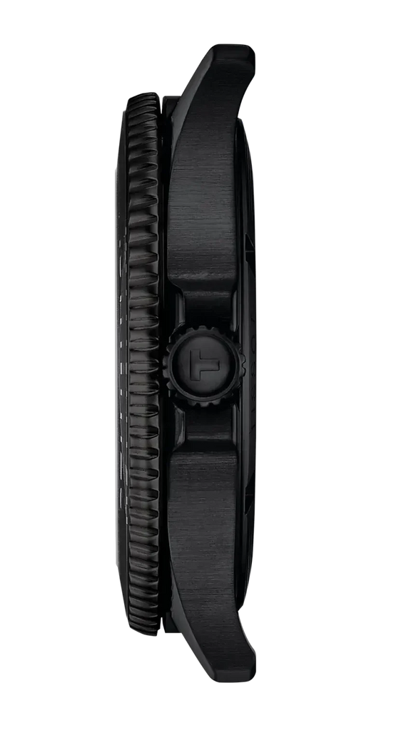 Tissot Seastar 1000 Red Dial Black Steel Strap Watch for Men - T120.410.33.421.00