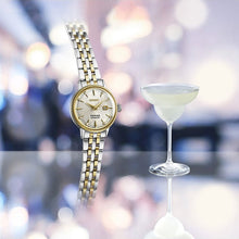 Load image into Gallery viewer, Seiko Presage Cocktail Time Automatic Diamonds White Dial Two Tone Steel Strap Watch for Women - SRE010J1