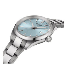 Load image into Gallery viewer, Tissot PR 100 Ice Blue Dial Silver Steel Strap Watch for Women - T150.210.11.351.00