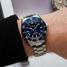 Load image into Gallery viewer, Seiko Prospex 1965 Heritage Diver’s Automatic Blue Dial Silver Steel Strap Watch for Men - SPB451J1